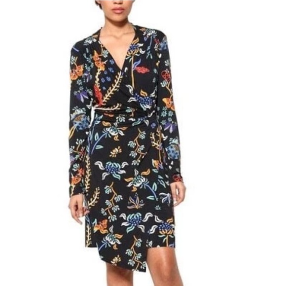 Desigual Bridie Floral Butterfly Dress - Picture 1 of 10